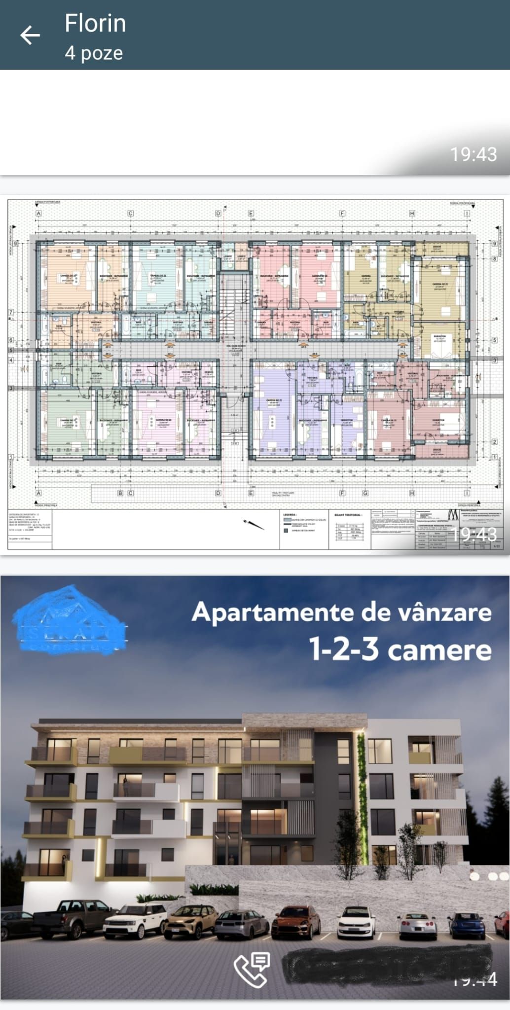 Apartamente in bloc NOU cu 2cam,str.Livezeni,lift, garaj — fotografia 4