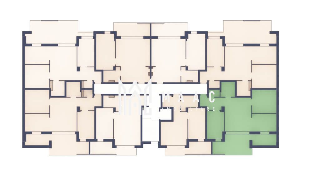 Apartament 3 camere | Balcon 22.2 mp | Etaj 3 | Turnisor — fotografia 6