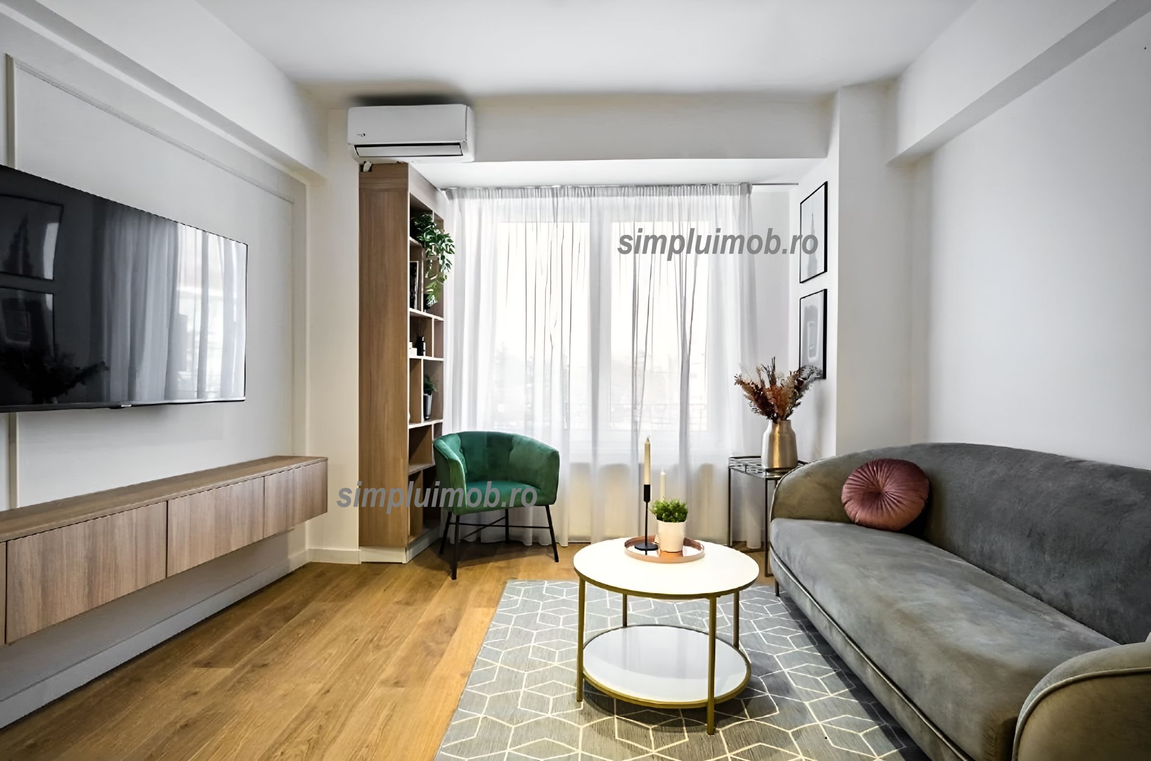 Apartament 3 camere, lux, Piața Romană – 60 mp — fotografia 3