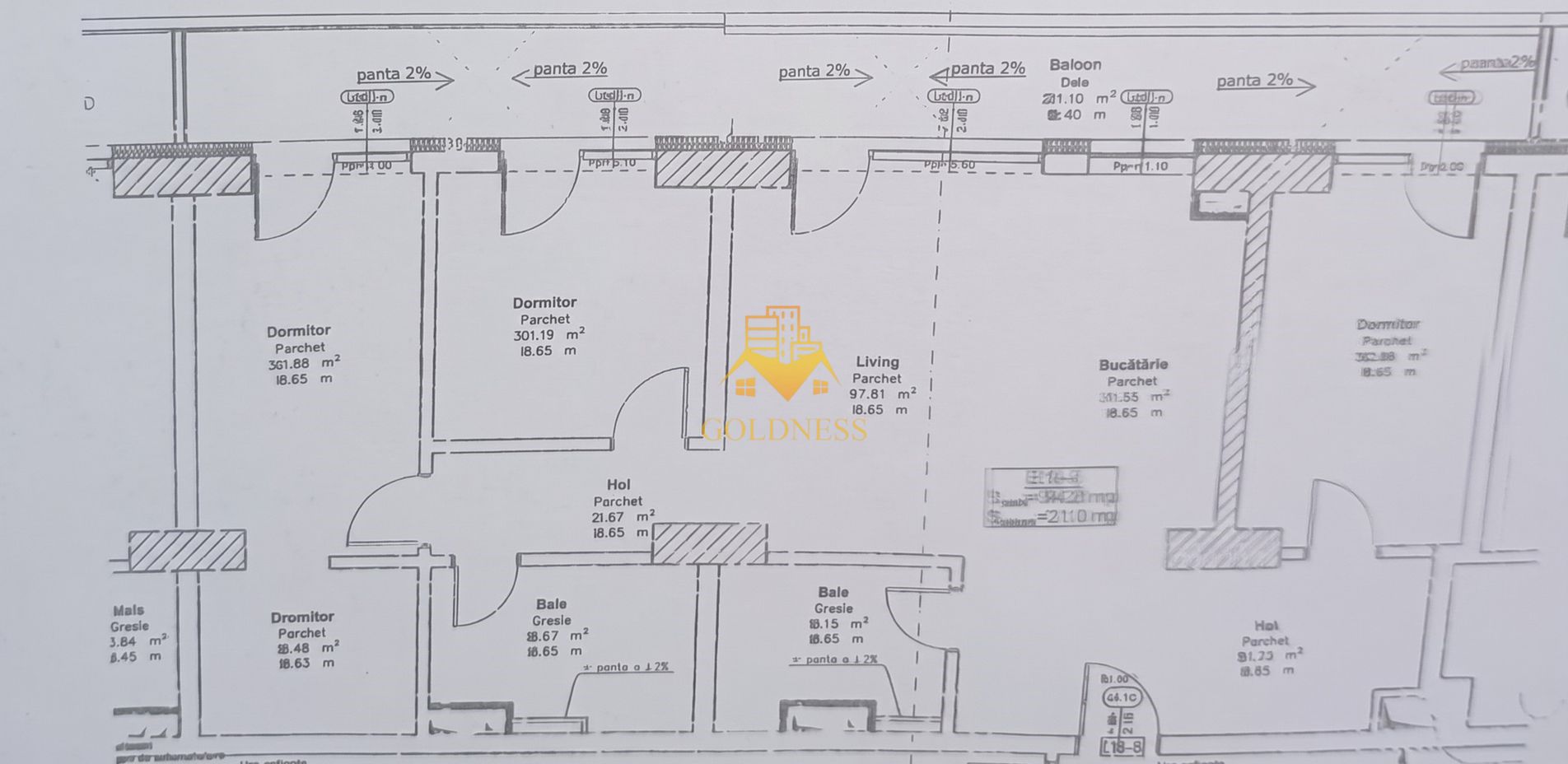 4 camere Centru ,Mihai Viteazu |94 mp et 18 parcare si TVA inclus | — fotografia 5
