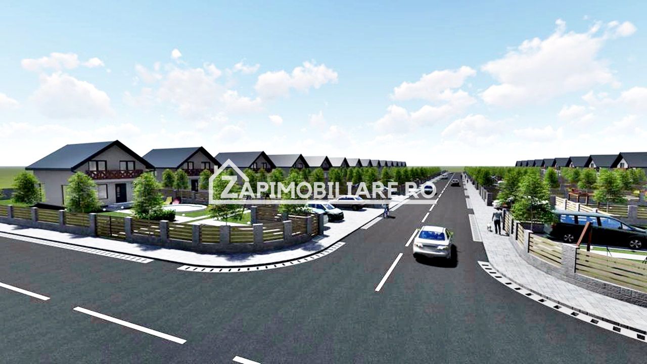 Teren 650mp cu autorizatie de construcției,asfalt,Utilitați