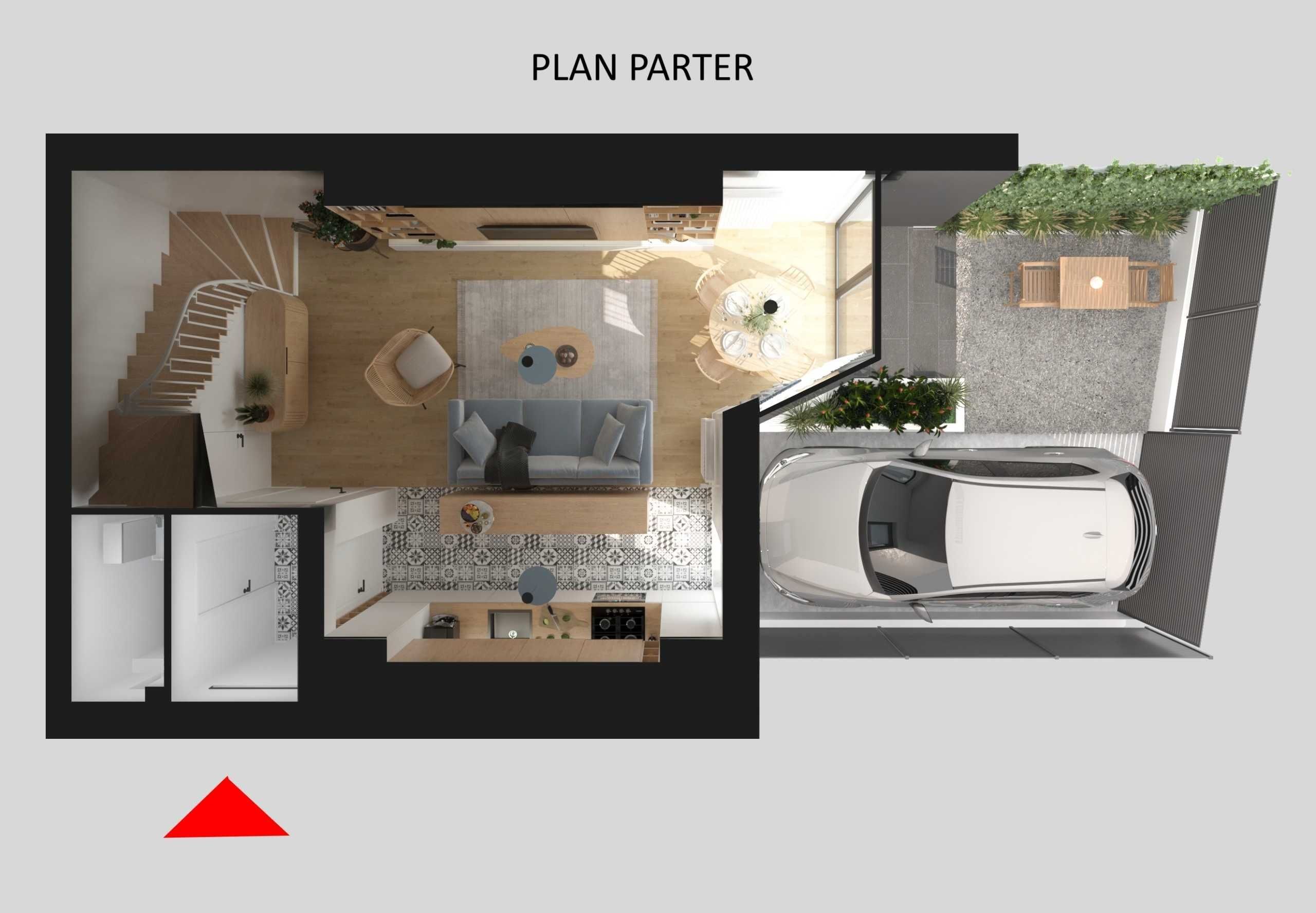 Casa 3 camere + loc de parcare de vanzare — fotografia 6