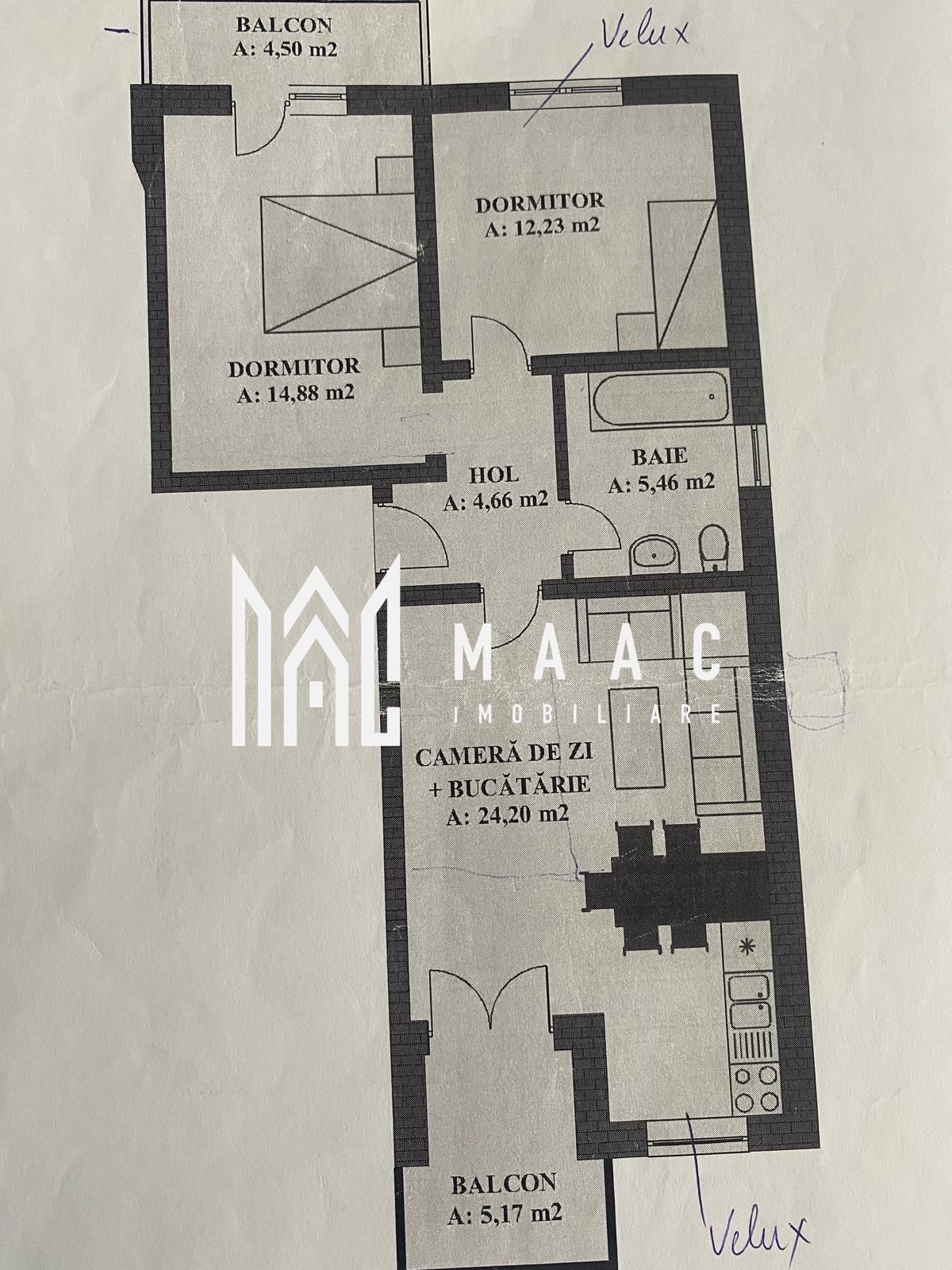 APARTAMENT 3 CAMERE i SELIMBAR I UNIRI I PARCARE — fotografia 12