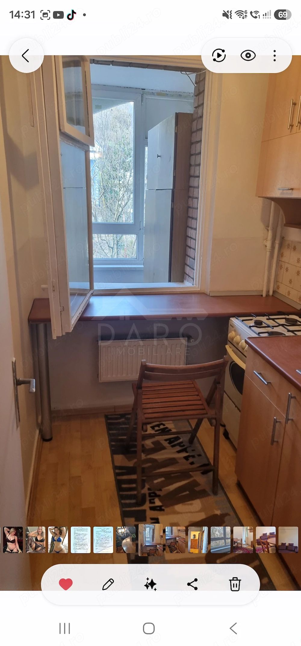De inchiriat ap.cu o camera ,bucatarie baie,zona Tudor,Targu Mures,zona linistita. — fotografia 4