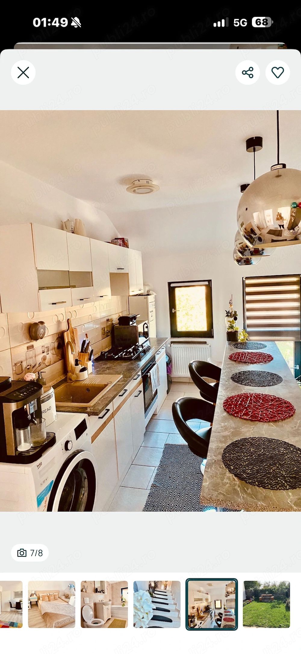 Apartament 2 camere complet mobilat situat la etaj 1 în Giroc — fotografia 3