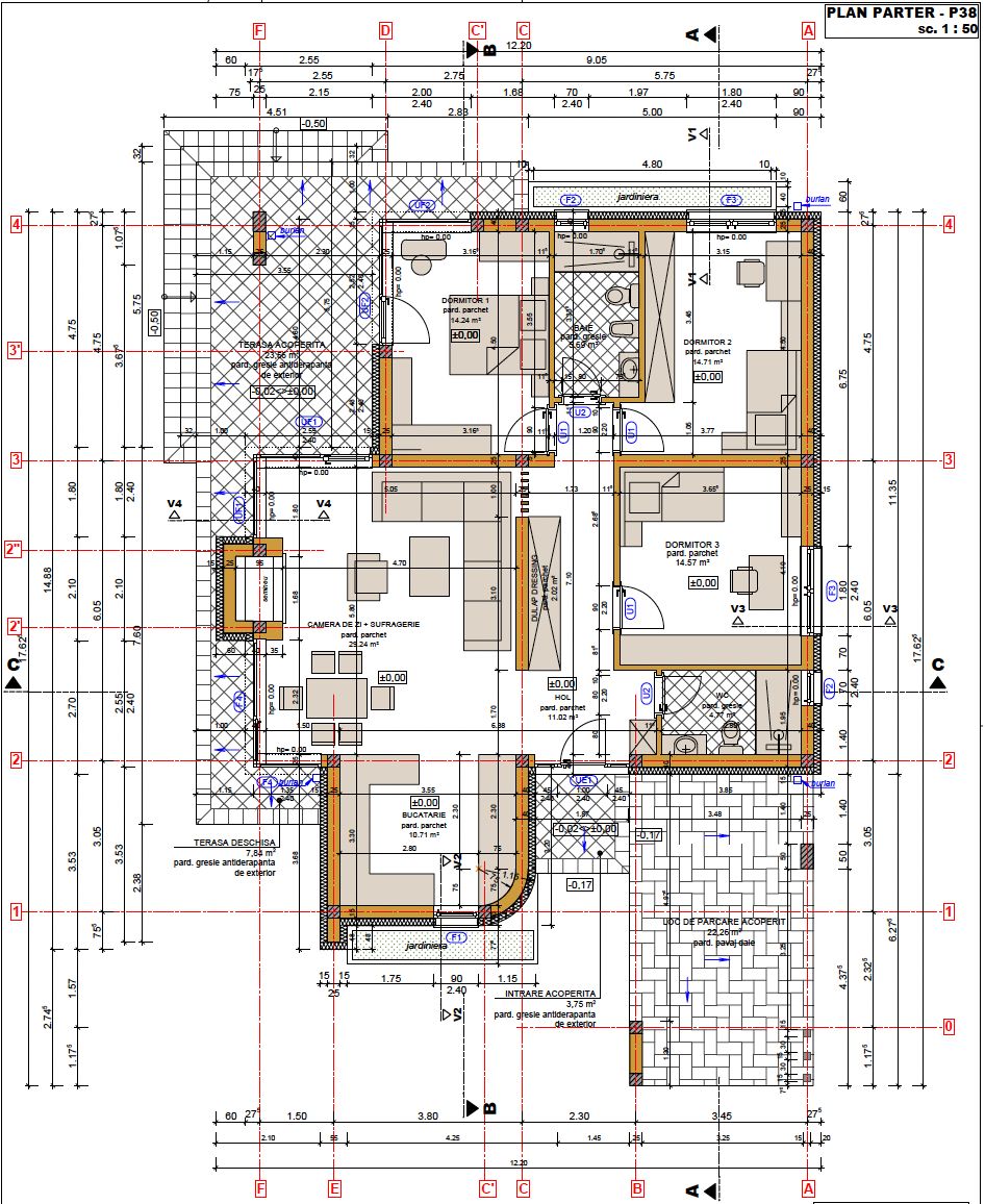 Vilă nou construită, 130 mp, 4 cam,Oradea. 255.000 € + TVA. Comision 0 — fotografia 3
