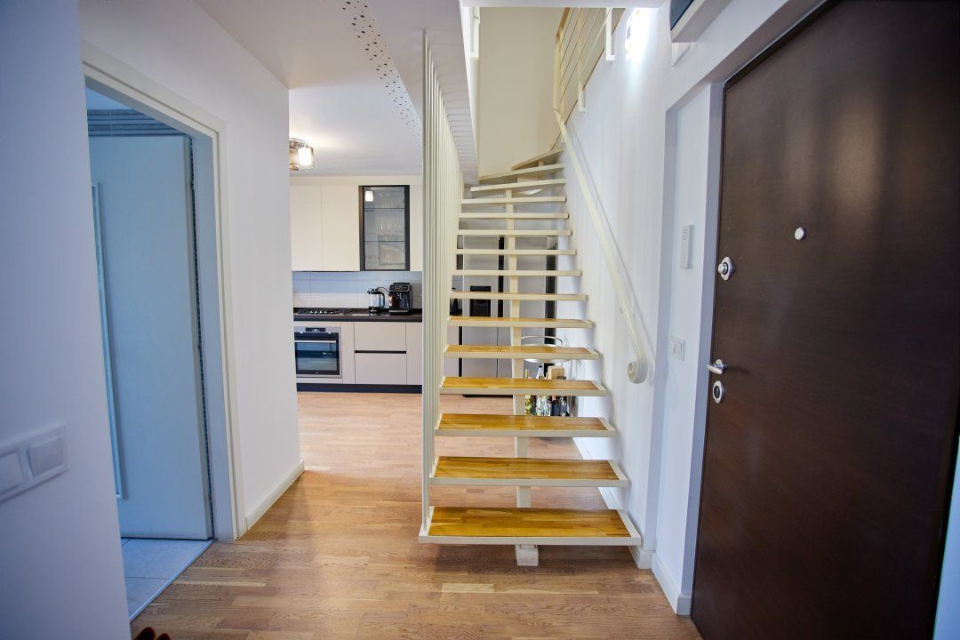 Penthouse duplex luminos, mobilat, 2 locuri parcare+boxa. — fotografia 6