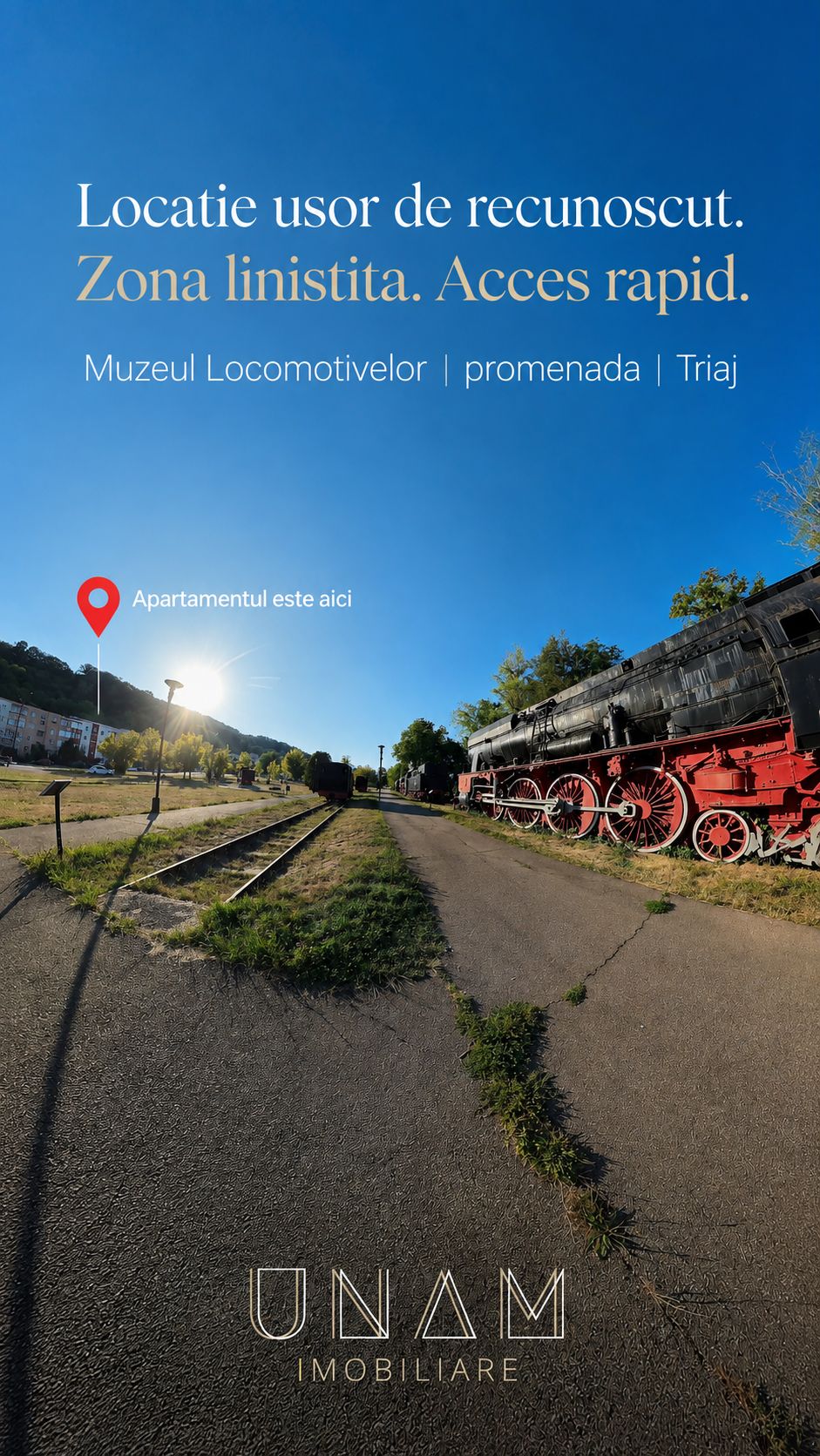2 camere decomandate | Etaj1 | 55 mp | Triaj - Muzeul Locomotivelor | Resita