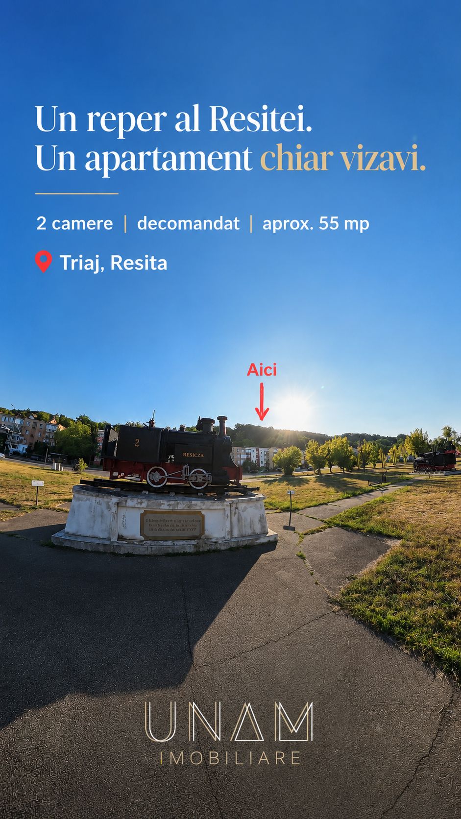 2 camere decomandate | Etaj1 | 55 mp | Triaj - Muzeul Locomotivelor | Resita — fotografia 19