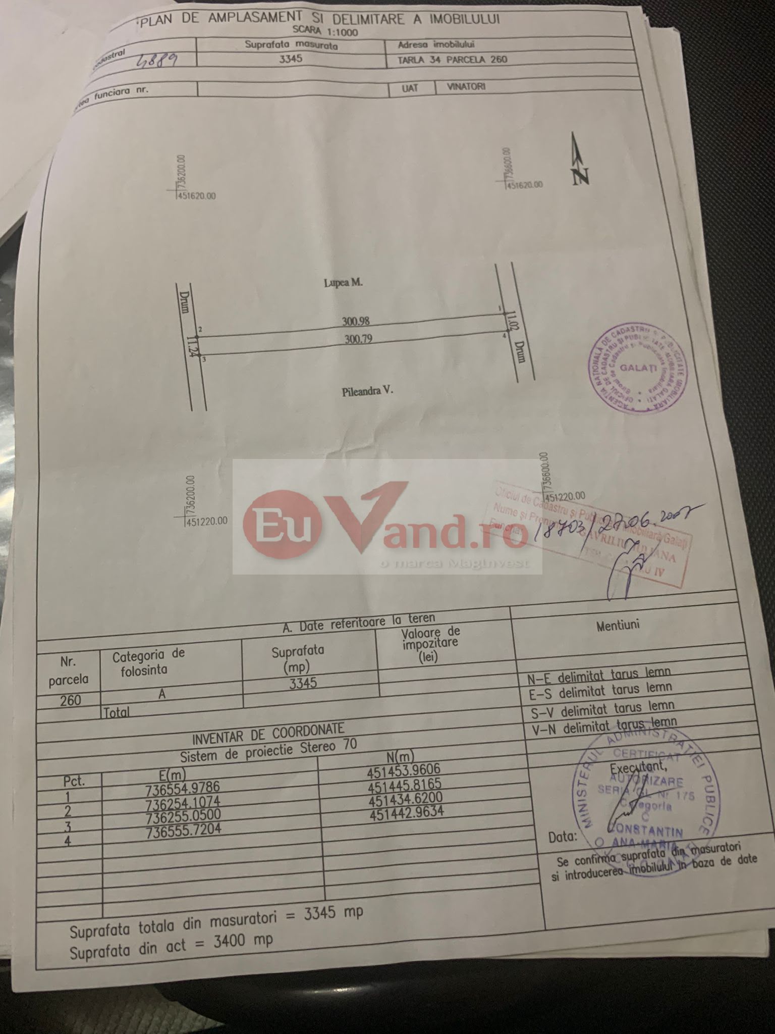 De vanzare teren intravilan cartier Maloo, Vanatori, 25E/mp — fotografia 3