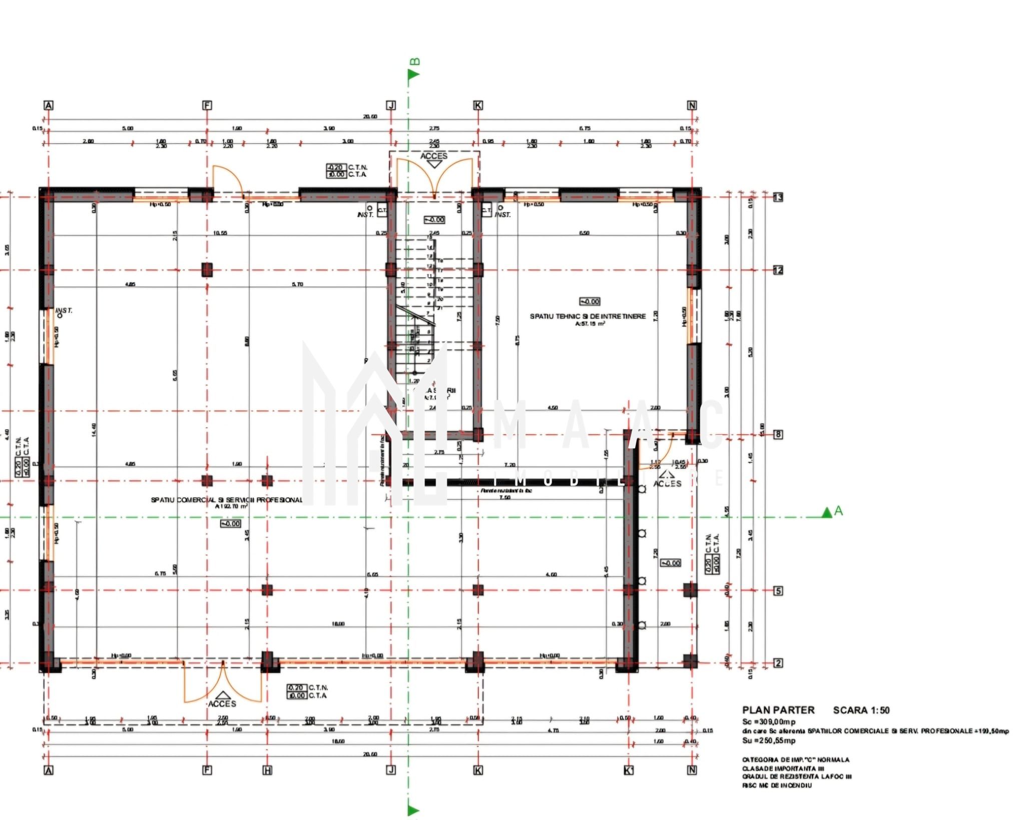 Spatiu comercial | 193 mp utili | Cartierul Arhitectilor