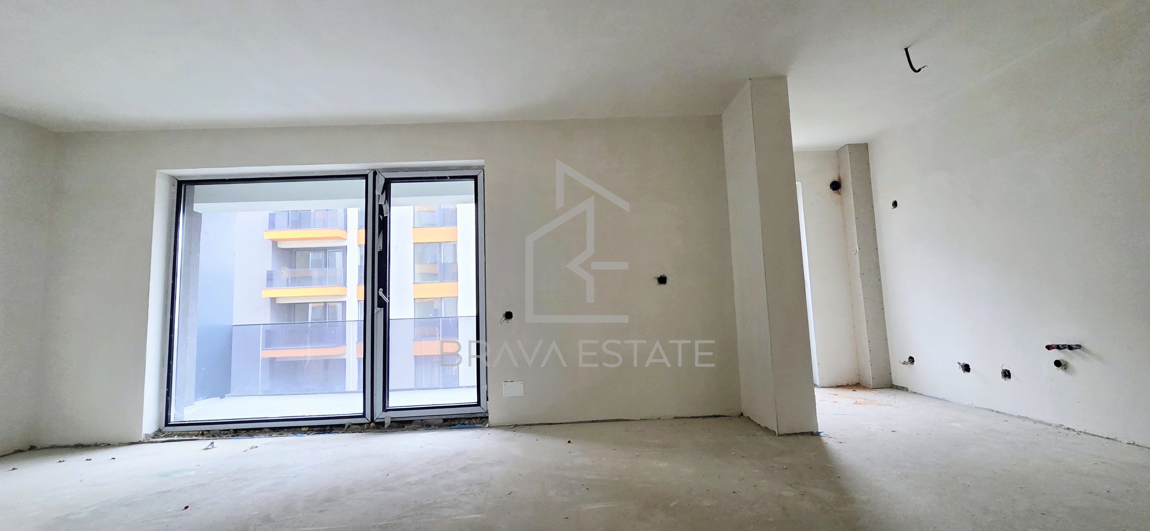 COMISION 0%!Apartament 2 camere,61mp, terasă,semifinisat, Intre Lacuri — fotografia 4