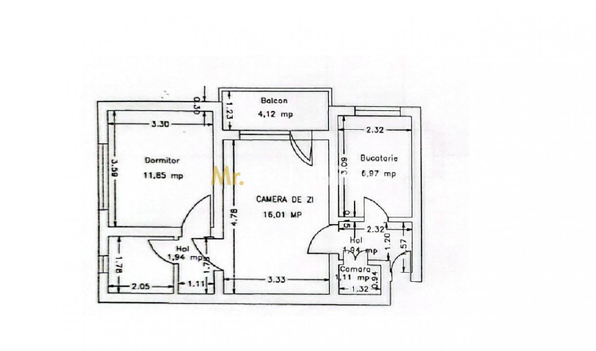 Apartament 2 camere de vânzare in Crevedia, Centrala proprie — fotografia 5
