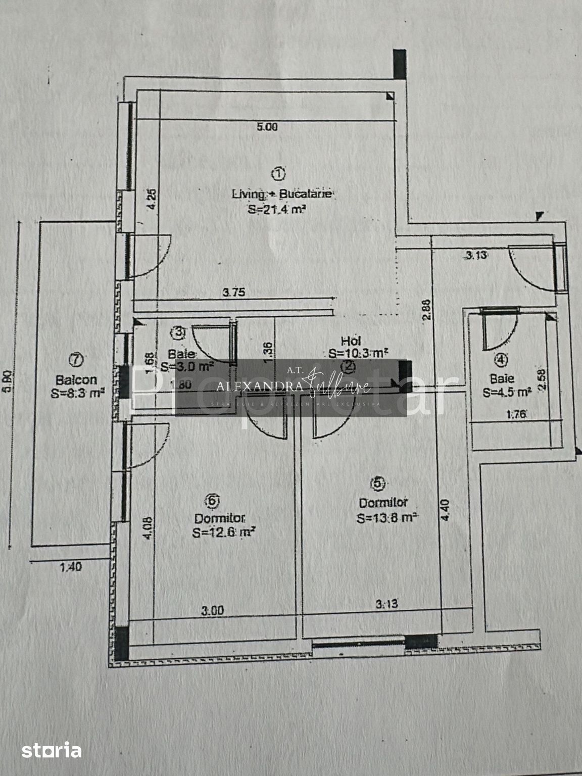 Apartament de vanzare 3 camere, 66 mp, 2 bai, balcon, 2 parcari — fotografia 18