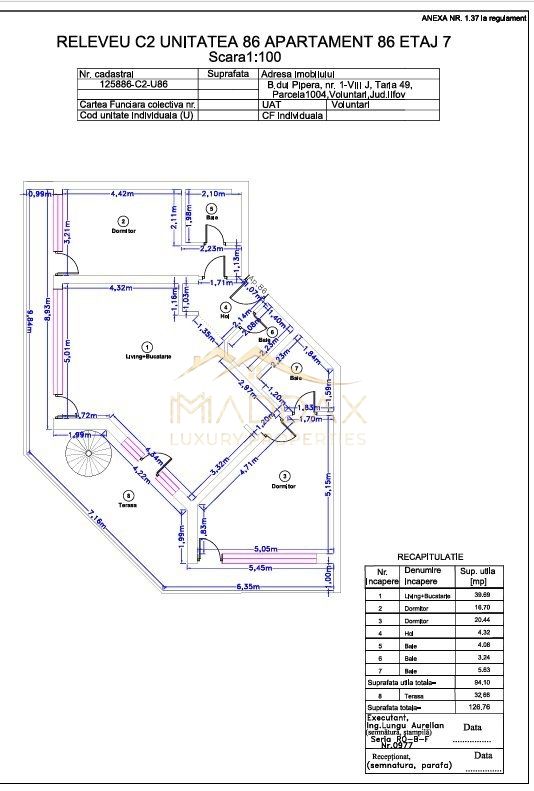 PENTHOUSE EXCLUSIVIST CU TERASA DE 200 MP | PIPERA — fotografia 16