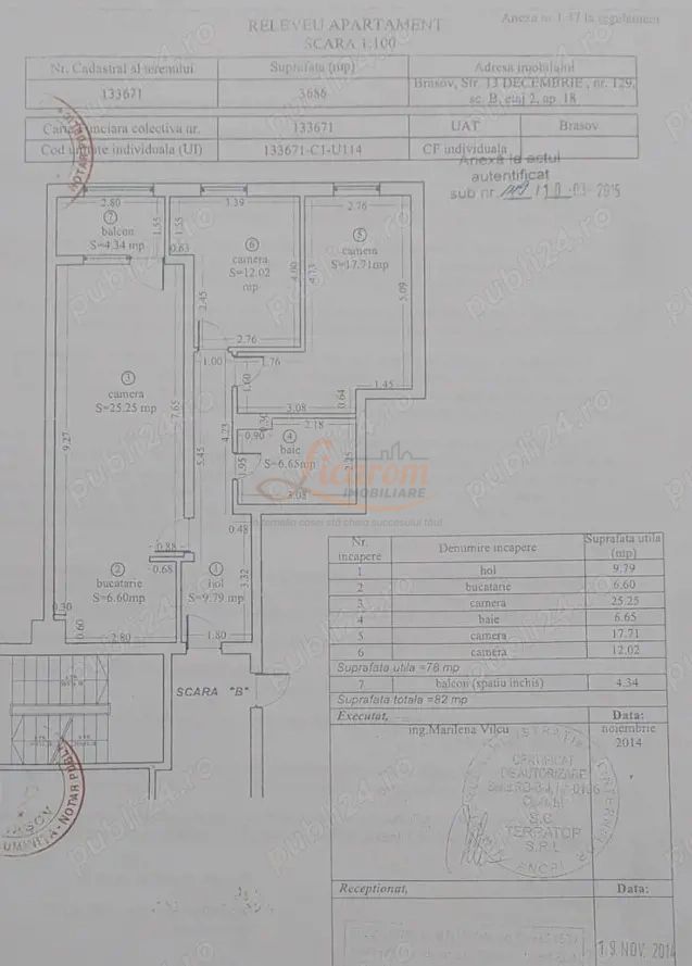 Apartament 3 camere ISARAN etaj intermediar, loc de parcare. — fotografia 5