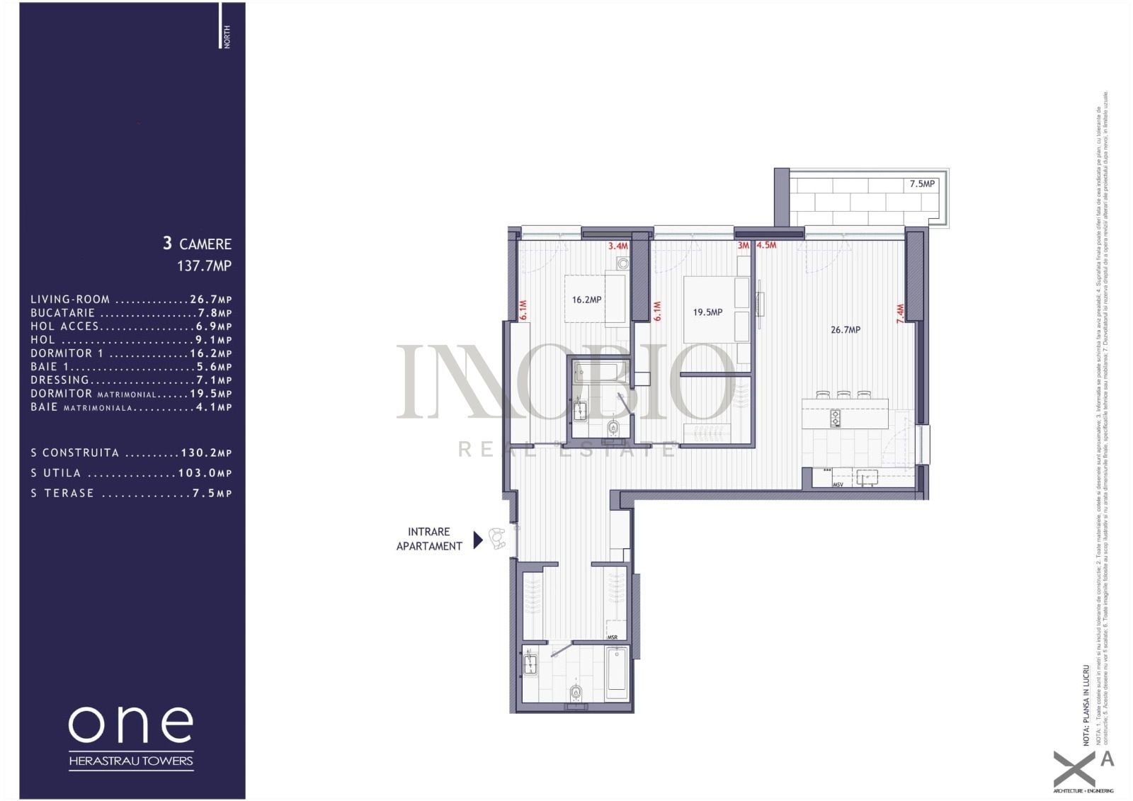 Apartament 3 Camere | One Herastrau Towers — fotografia 15