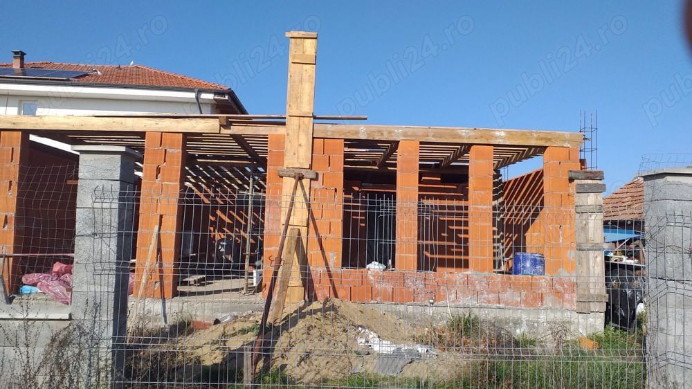 casa duplex cu etaj in faza de constructie la 5 km de satu mare pret acuma in faza aceasta 45000eu — fotografia 3