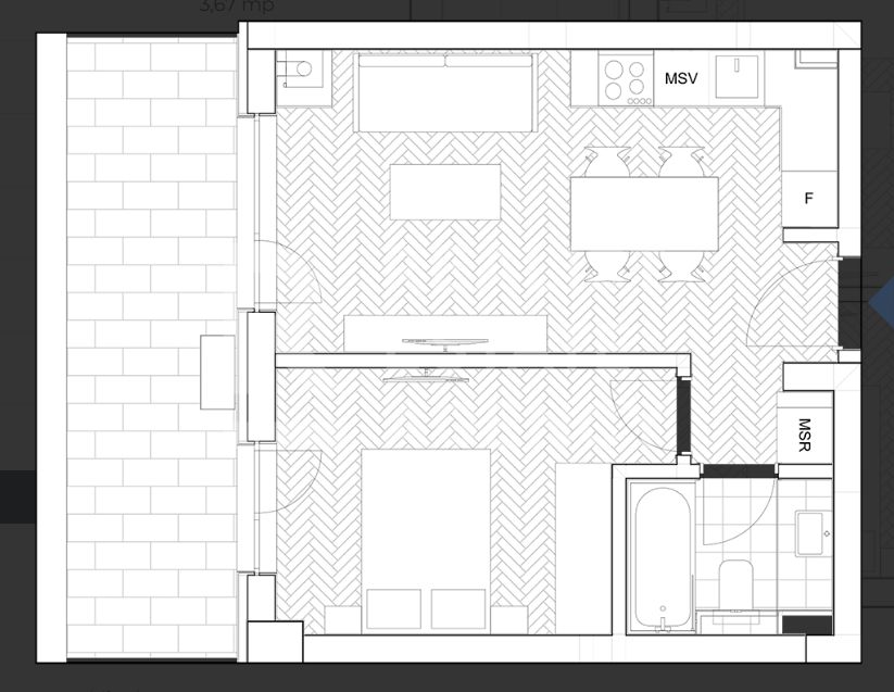 Studio dublu de vânzare în complexul PrimaVista — fotografia 10