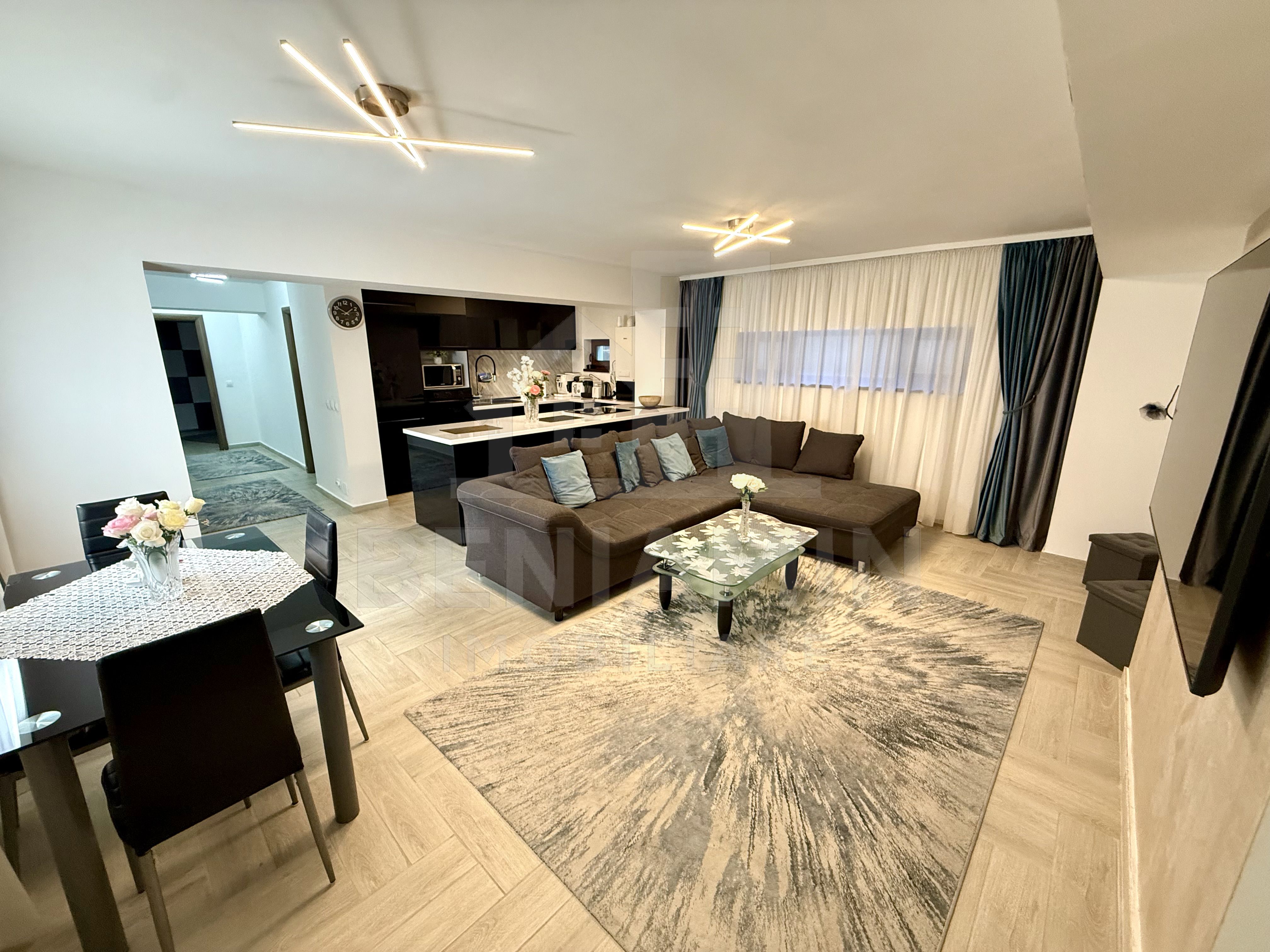 3 camere - 92mp - 2017 -mobilat -utilat - centrala - Gradina Botanica