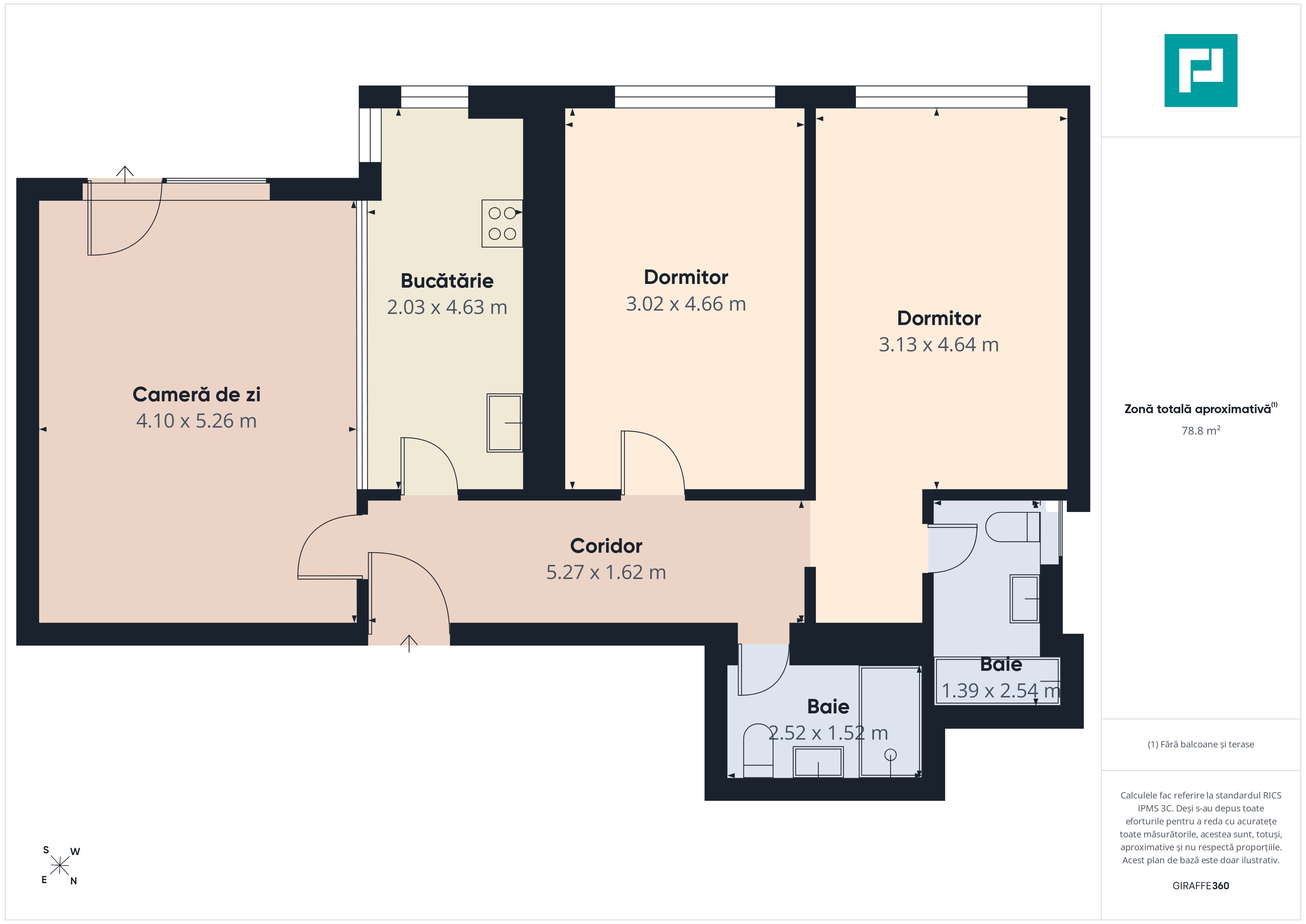 3 camere PREMIUM–Nusco City Faza1-parcare inclusa — fotografia 5