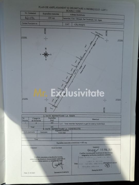Teren  intravilan intrare Calinesti! — fotografia 7