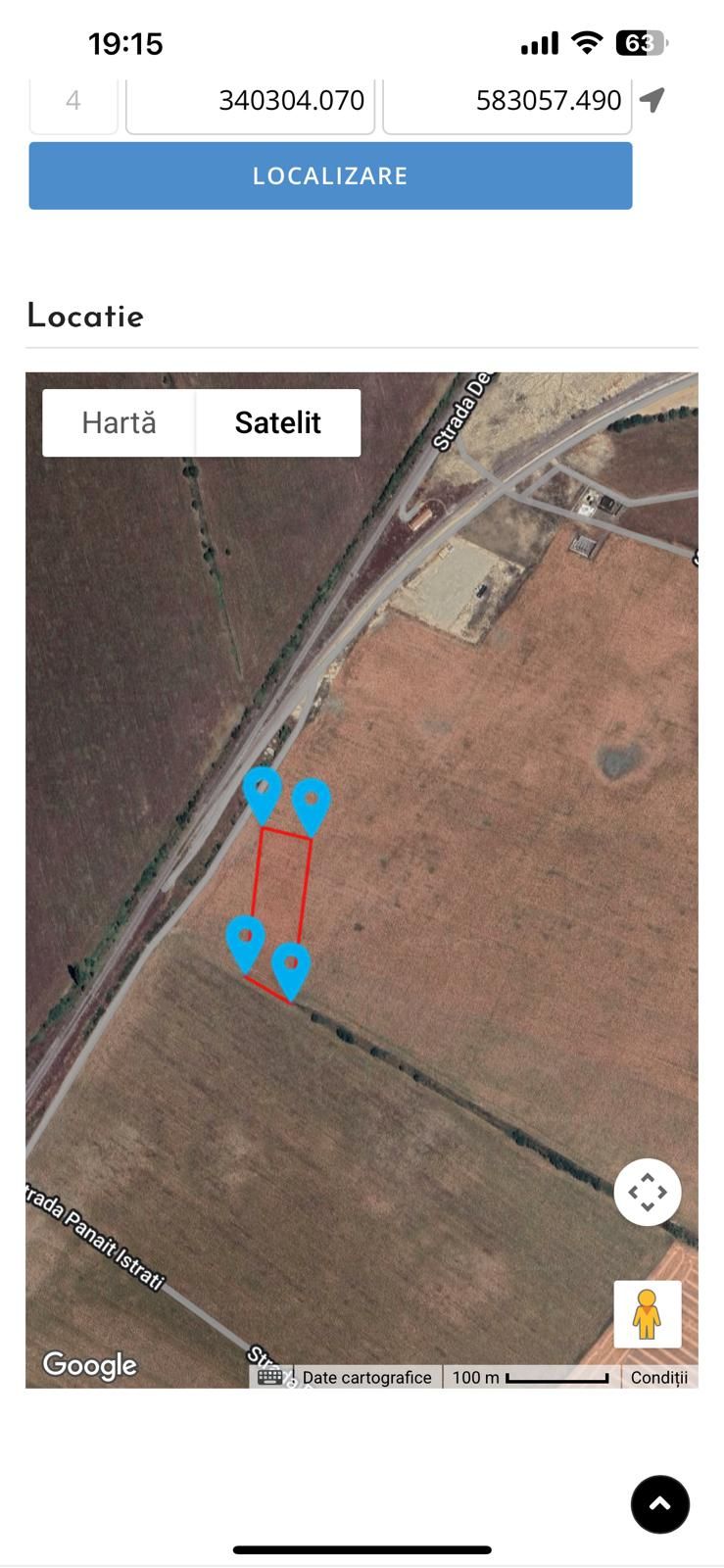 Teren intravilan 8.545 mp | Zona Odăi | Ideal investiție — fotografia 3