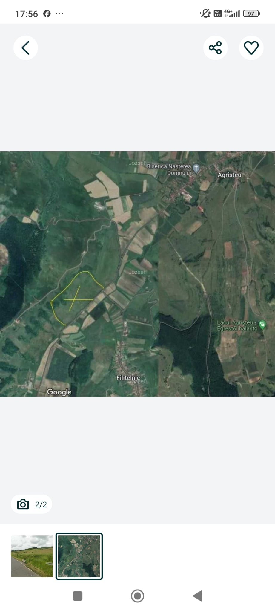Vand teren extravilan 6 Ha,pretabil pt.Parc- Fotovoltaic