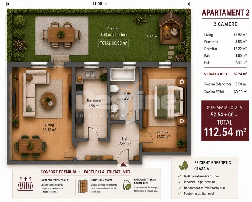 APARTAMENT 2 CAMERE DECOMANDAT — fotografia 7