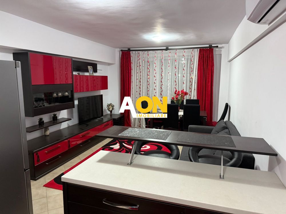 Apartament 3 camere, mobilat, utilat, bloc nou, etaj 2, zona Stadion
