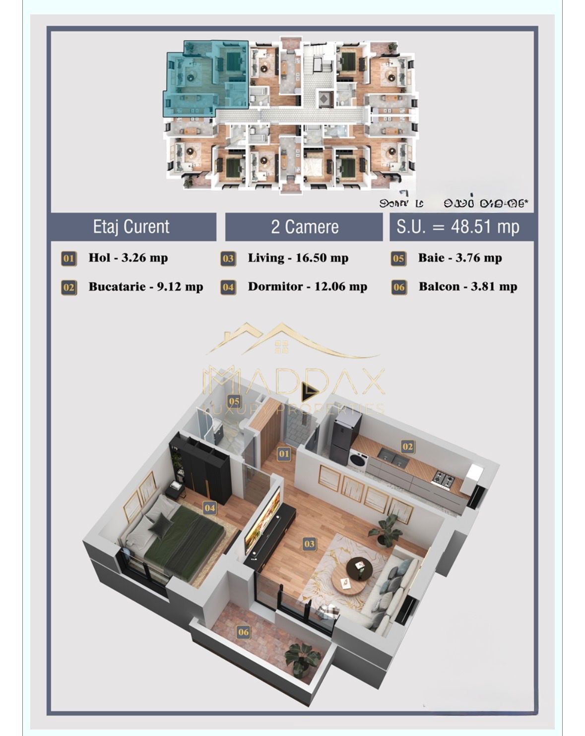 Apartament 2 Camere Chiajna-Eficienta & Confort de la 42.000e — fotografia 14