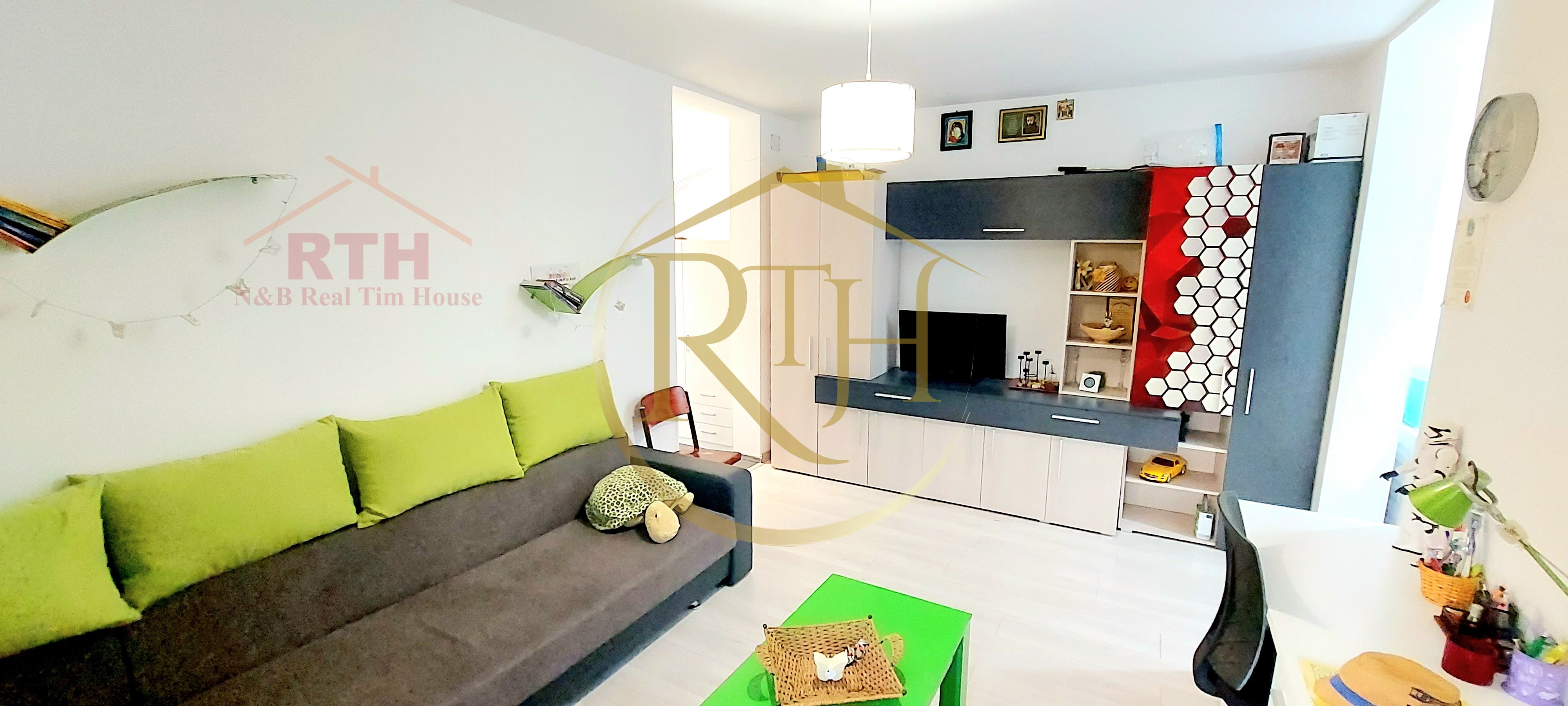 Apartament de inchiriat, 2 camere, Giroc zona centrala, langa Scoala — fotografia 3