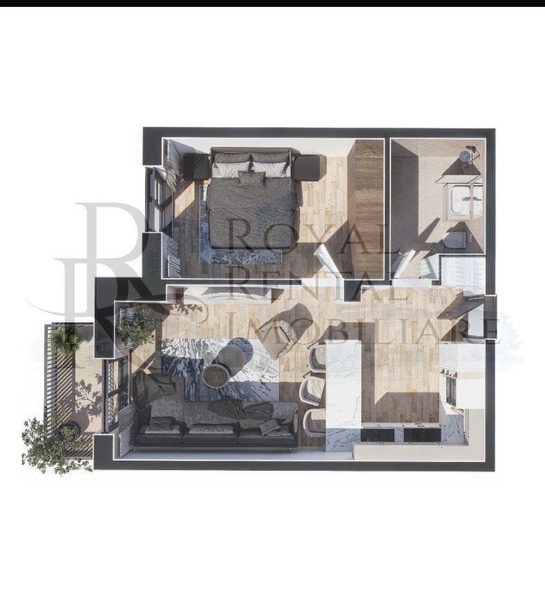2 camere 48 mp Baciu | Parcare inclusă | Bloc Nou — fotografia 3
