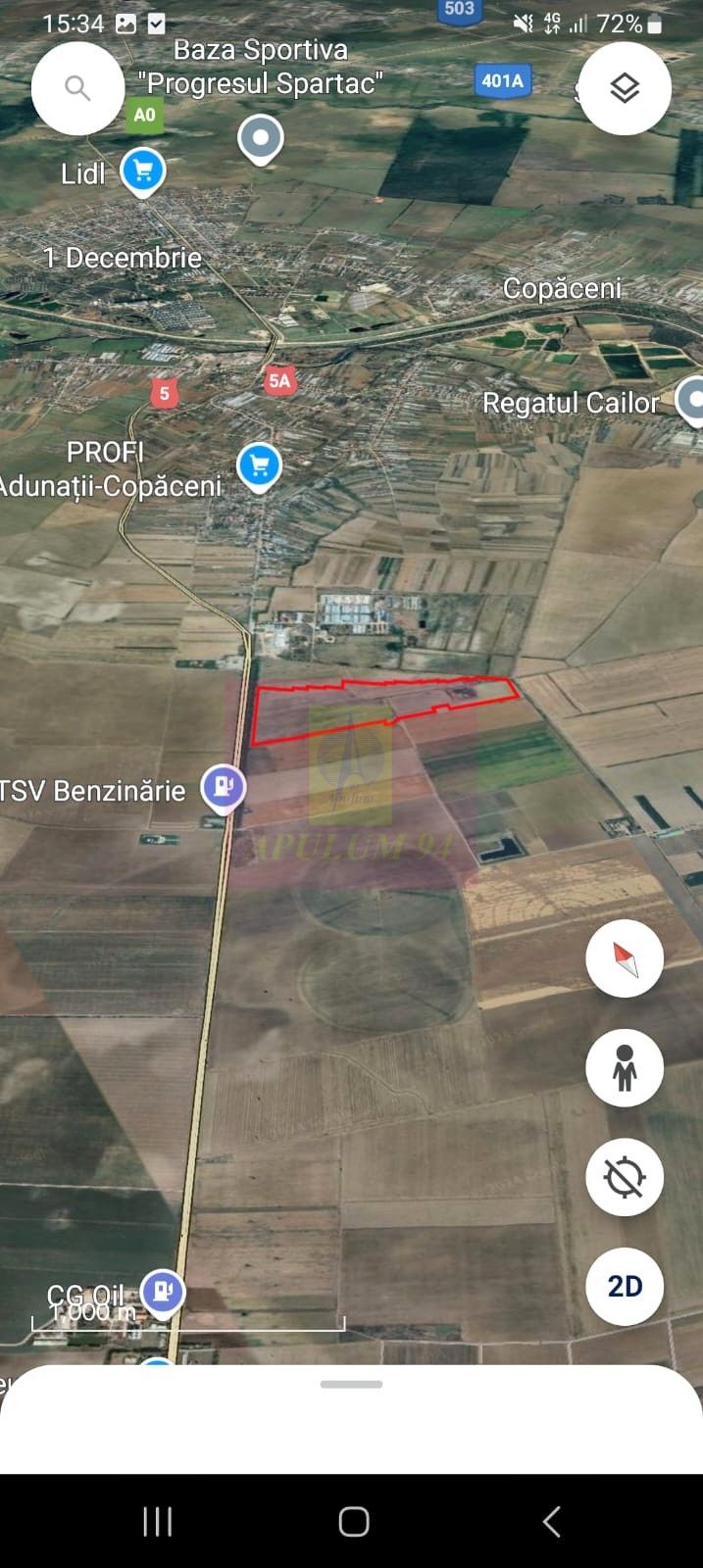 Teren 40ha Adunatii Copăceni | Industrial/ Logistic — fotografia 4