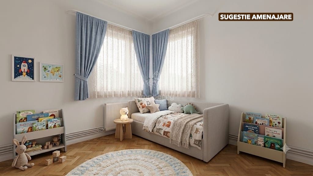 Vanzare apartament 3 camere in vila Cotroceni, langa Palatul Cotroceni, statuia — fotografia 13