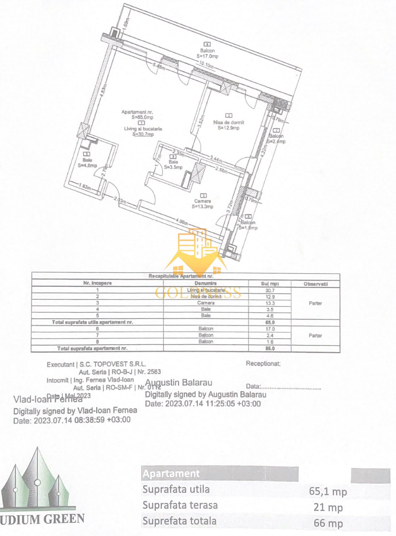 3 camere in cel mai notoriu bloc din Cluj | Wings Zorilor| Tereasa 21m — fotografia 7