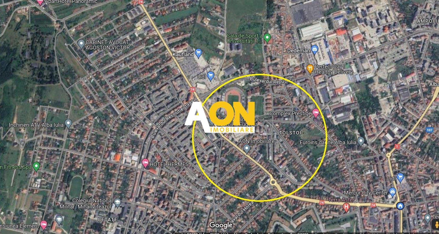 Teren intravilan 466 mp, Alba Iulia, P+4-5, zona Stadion Cetate