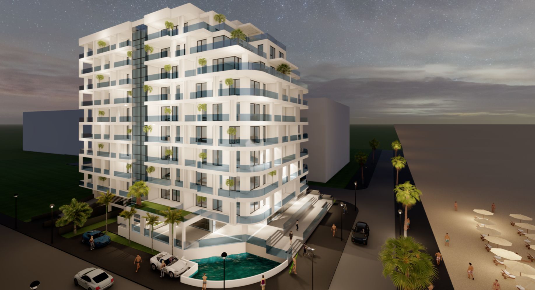 Ag. Eu. vinde Ap. 2 Cam 60 mp  Et. 1  in constructie finalizare 2024 Mamaia Nord — fotografia 3