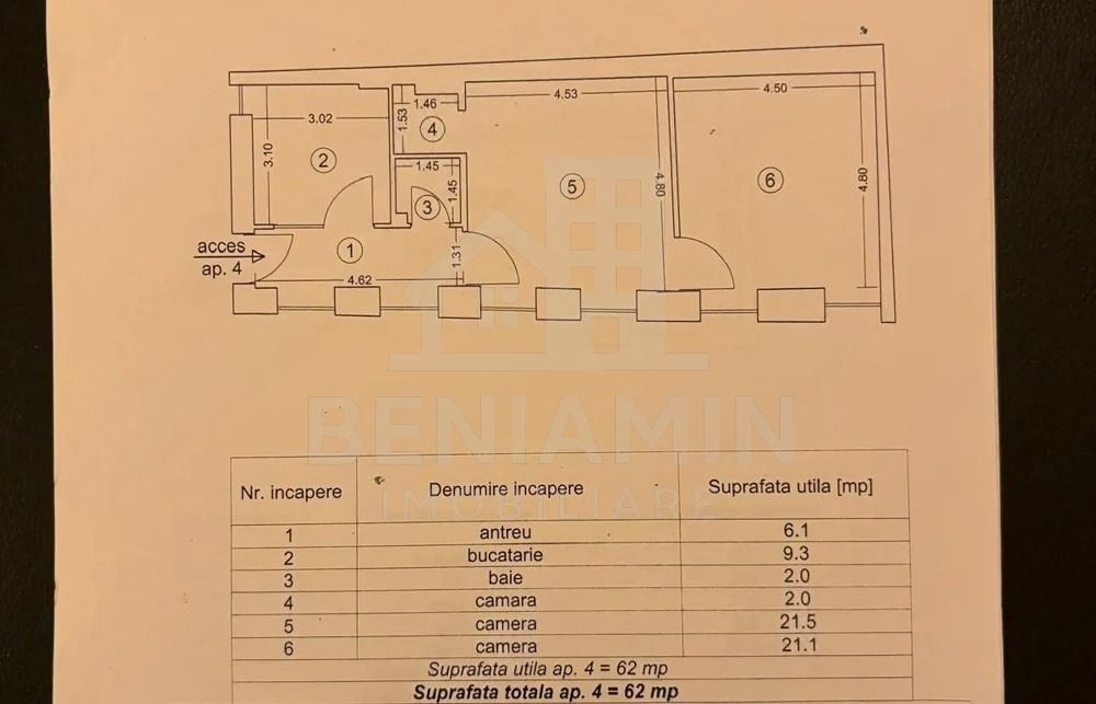 Apartament-2-camere-Central-Piata-Sfatului-Diferite-Compartimentari — fotografia 7