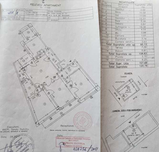 Apartament în bloc interbelic - 3 Camere - 2 balcoane - 203.000 € — fotografia 2