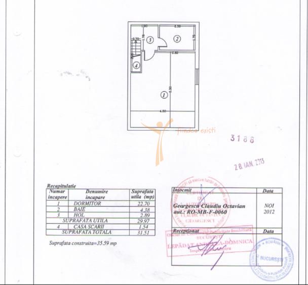Apartament 2 camere, spațios, mobilat și utilat, gata de mutare, loc de parcare — fotografia 15