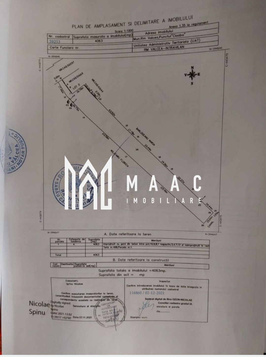 Teren intravilan de vânzare | Căzănești | Râmnicu Vâlcea | 4.063 mp — fotografia 2