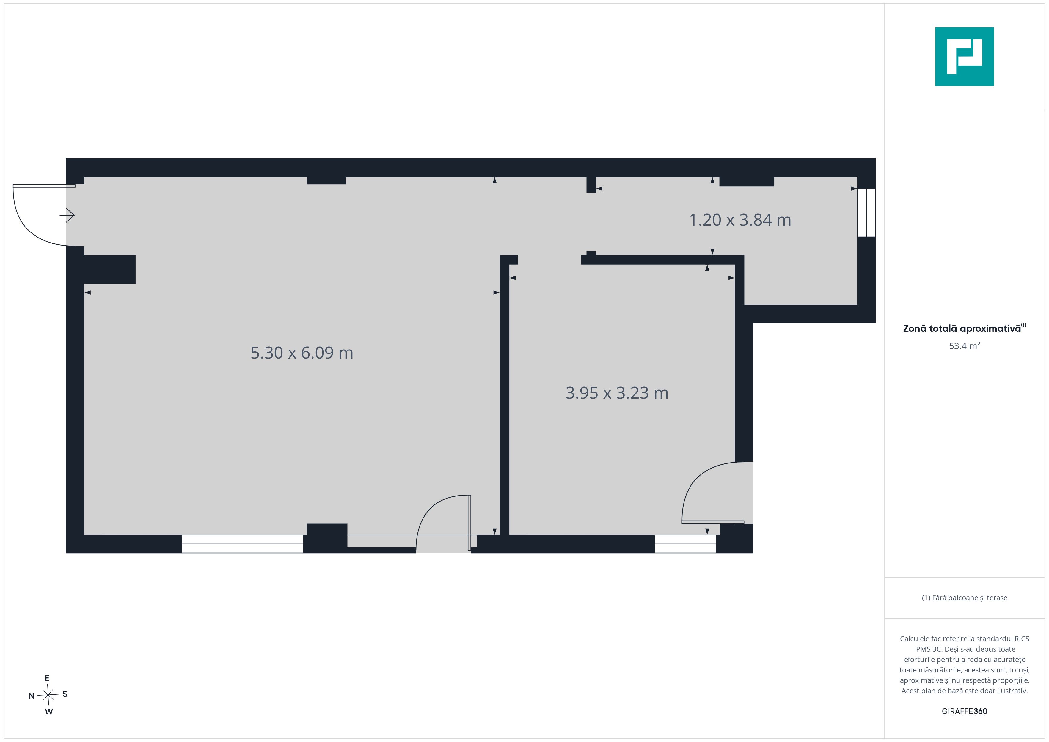 Apartament 2 camere, Iosia, 52.48 mp — fotografia 4