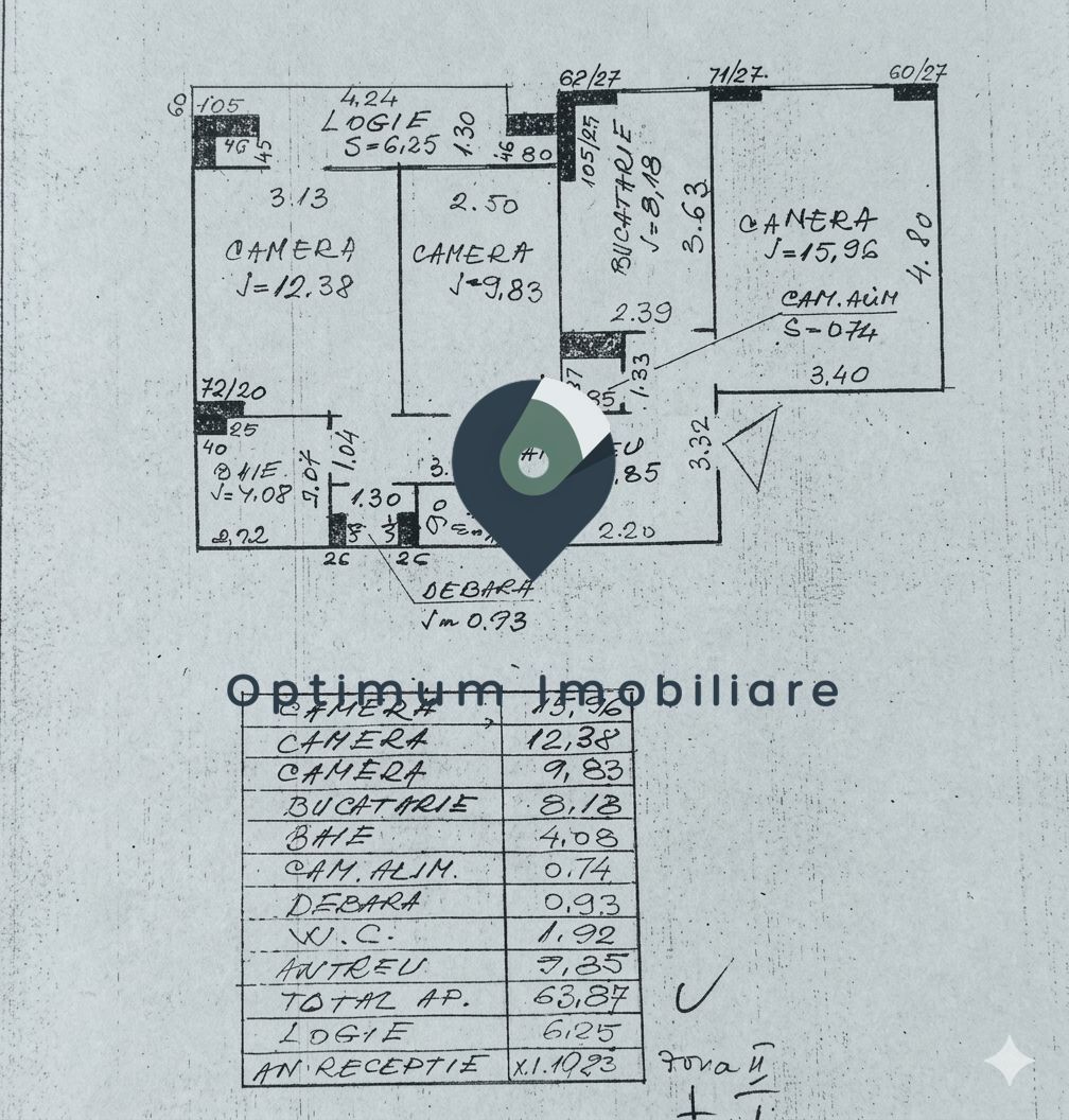 Apartament cu 3 camere, 2 bai in Manastur, zona Ion Mester ! — fotografia 9