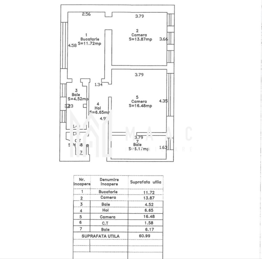 Apartament 2 camere de vânzare | Sibiu | Ultracentral | 2 băi — fotografia 8