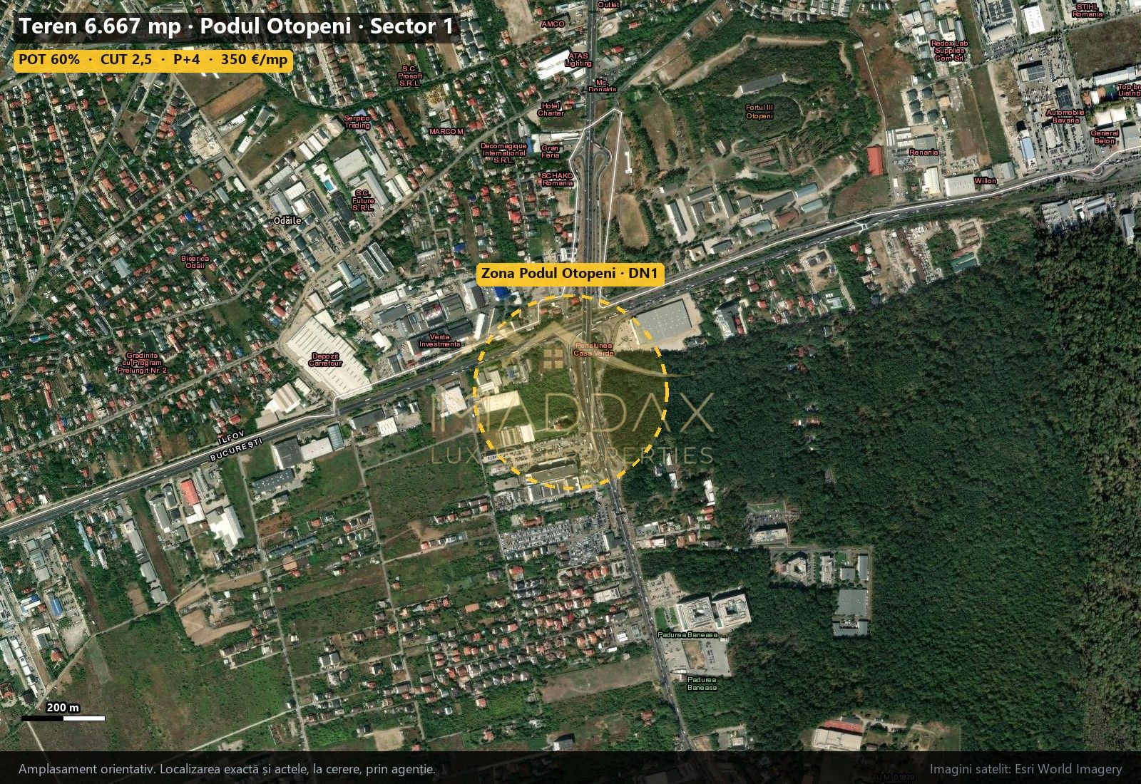 Teren 6.667 mp // *2S+P+4E* / Otopeni