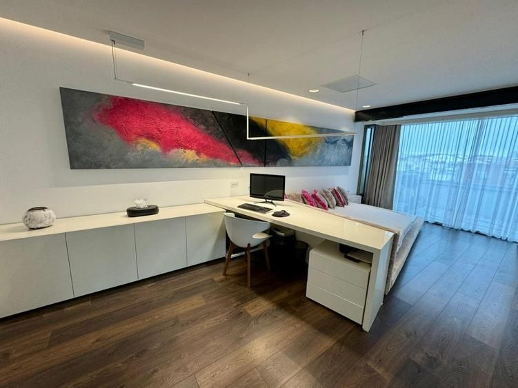 Penthouse Herastrau 116 terasa,mobilat si utilat loc de parcare si boxa subteran — fotografia 6