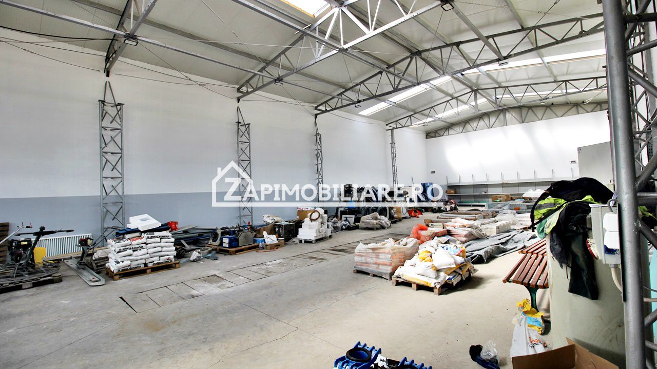 Hale de 1000mp.650mp.360mp.cu pod rulant birouri 200-80-50mp — fotografia 10