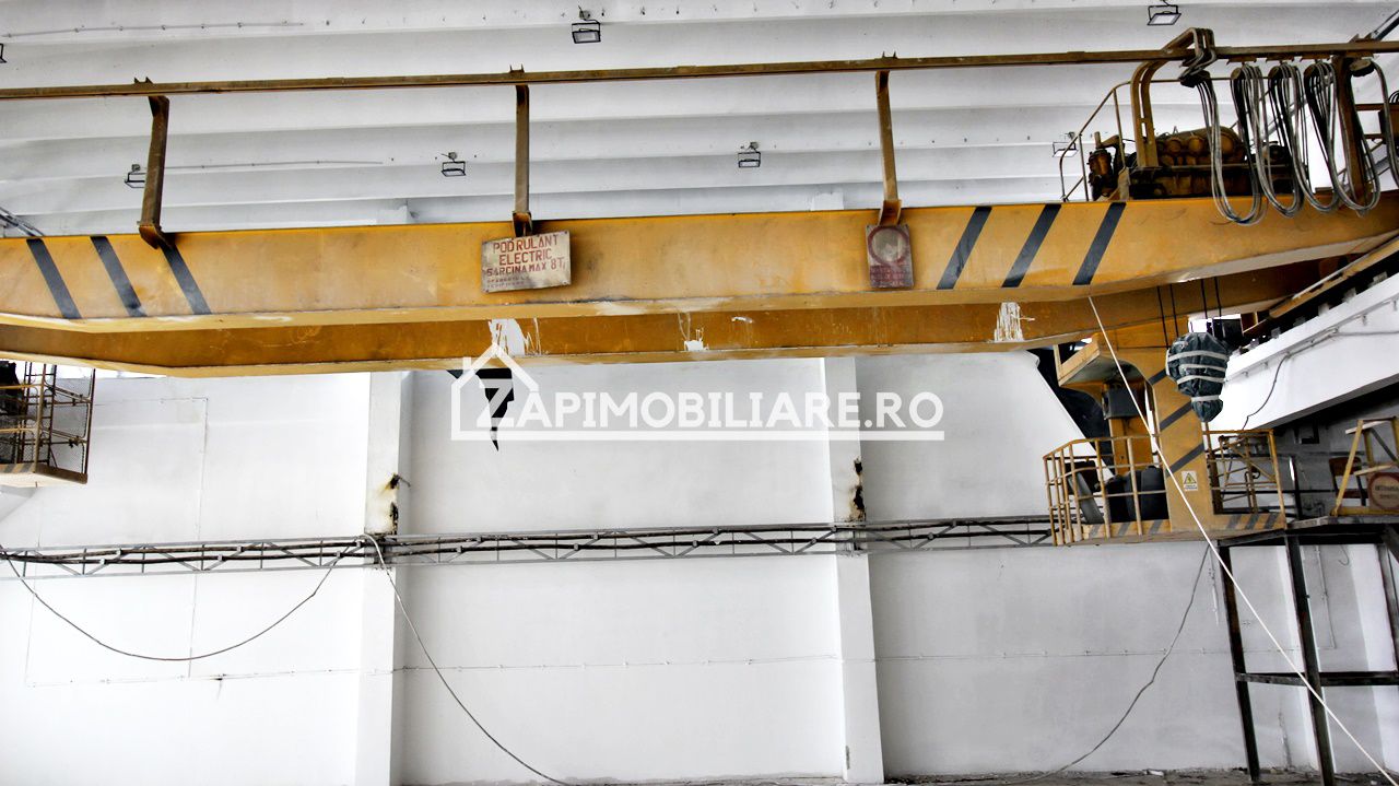Hale de 1000mp.650mp.360mp.cu pod rulant birouri 200-80-50mp — fotografia 13