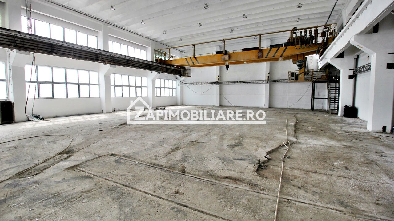 Hale de 1000mp.650mp.360mp.cu pod rulant birouri 200-80-50mp — fotografia 3